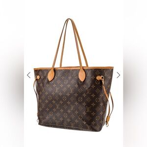 Authentic Louis Vuitton Monogram Never full MM